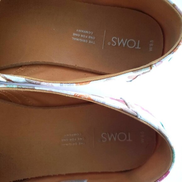 Toms Womans Size 9.5 Alpargata Natural Desert Oasis Print CloudBound Sole Canvas - Picture 7 of 8
